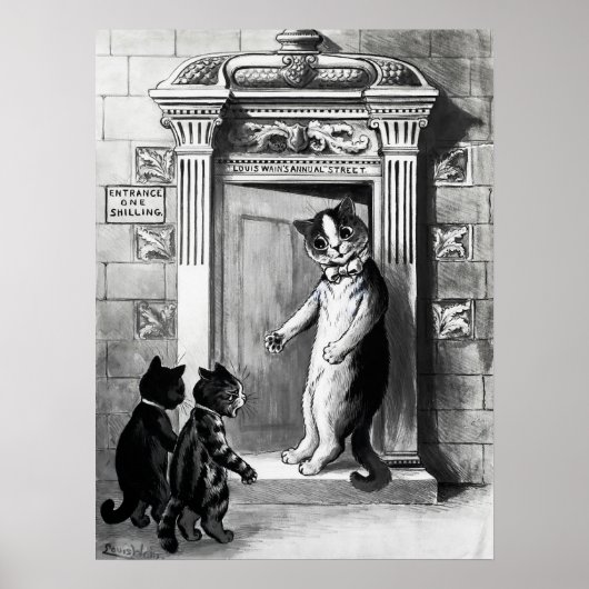 Katten van Louis Wain Poster (Voorkant)