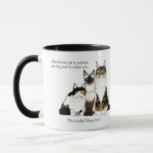 Katten Veel poten Grappig Blauw Mok (Links)