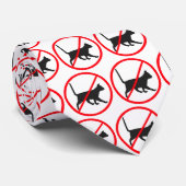 Katten verboden! stropdas (Opgerold)