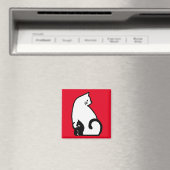 Katten vierkante magneet (Insitu (Vaatwasser))