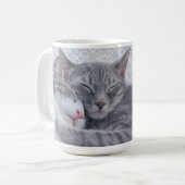 Katten vintage koffiemok (Voorkant links)