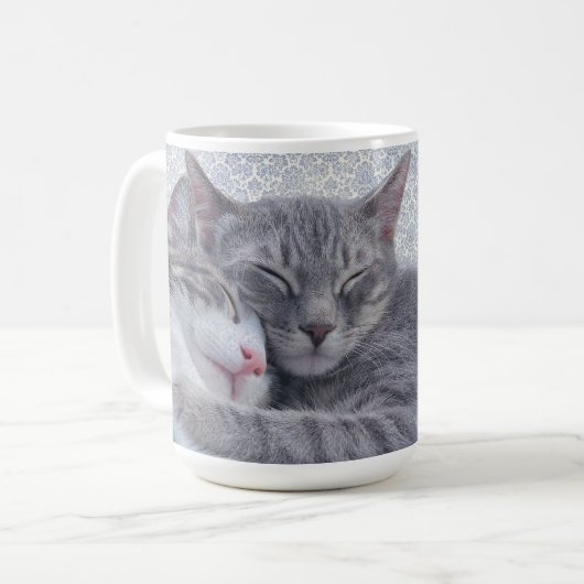 Katten vintage koffiemok (Voorkant links)