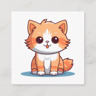 Katten Vinyl Sticker Esthetische Decal voor Lapt Informatiekaartje