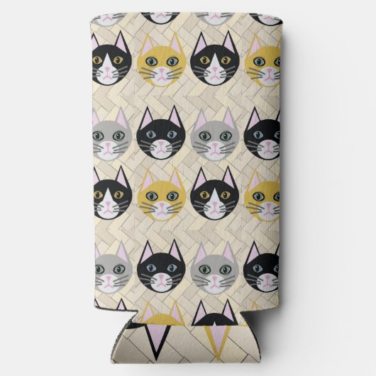 Katten visgraat beige (Achterkant)