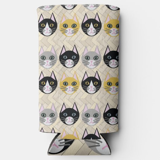 Katten visgraat beige (Voorkant)