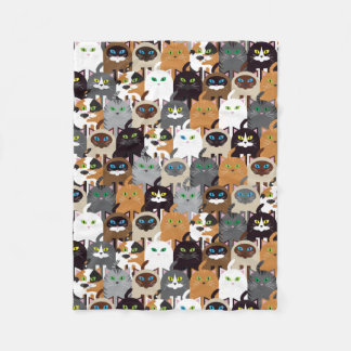  Katten Vleekbank Fleece Deken