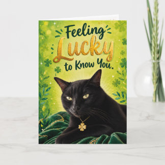 Katten voelen zich gelukkig dat ze jou kennen (St. Kaart