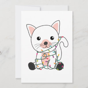 Katten Volwassenen kledingstuk Feestdagenkaart