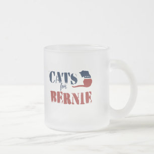 Katten voor Bernie Matglas Koffiemok