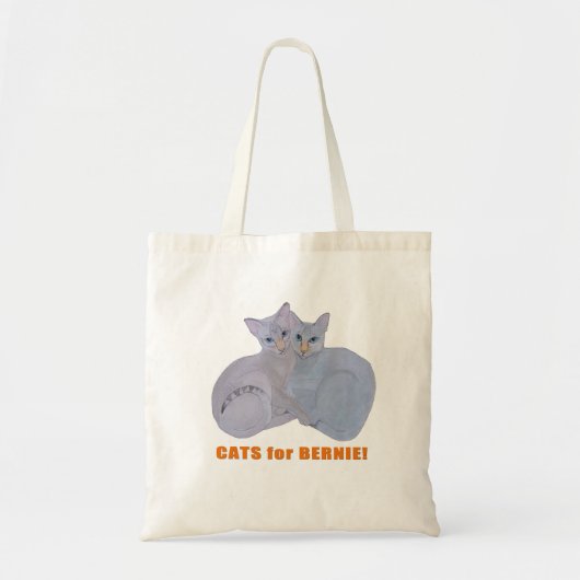 Katten voor Bernie! Tote Bag (Voorkant)