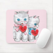  katten voor de Valentijnsdag van de luffe korrels Muismat (Met muis)