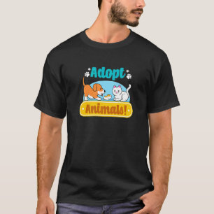 Katten voor het bewaren van de schelp t-shirt