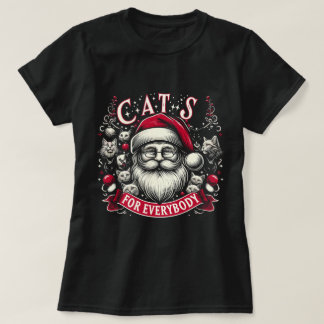 Katten voor iedereen Grappig Kleding Lelijke Kerst T-shirt
