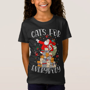 Katten voor iedereen grappige kerstkat t-shirt