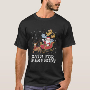 Katten voor iedereen Kattenliefhebber Sinterklaas T-shirt