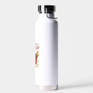 Katten voor Iedereen Kerstmis Kat Grappige Kerstmi Waterfles