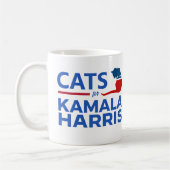 Katten voor Kamala Harris Koffiemok (Links)