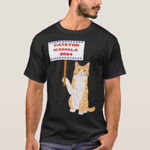 Katten Voor Kamala Harris Stem President 2024 VS T-shirt