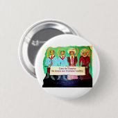 Katten voor Obama Ronde Button 5,7 Cm (Voorkant /achterkant)