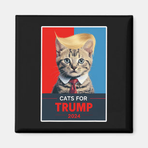 Katten voor Trump 2024 Verkiezing 1 Magneet