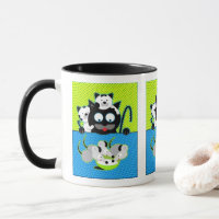 Katten vs. Mok van muizen Koffie
