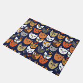 Katten waar ook kat deurmat (Schuin)