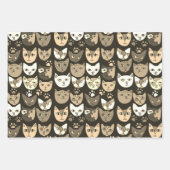 Katten waar ook kat inpakpapier vel (Voorkant 2)