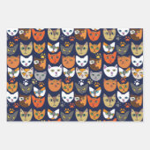 Katten waar ook kat inpakpapier vel (Voorkant)