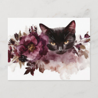 Katten Watercolor Ansichtkaart Briefkaart