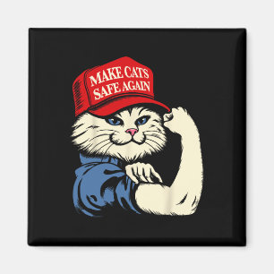 Katten weer veilig maken Rode Petten voor presiden Magneet