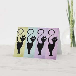 Katten Whiskers Note Card Kaart