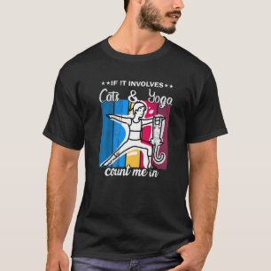 Katten Yoga Houding Yoga Tijd T-shirt