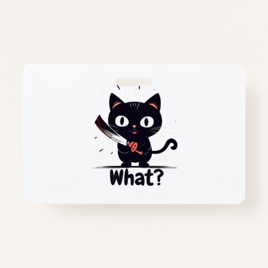 Katten zeggen wat! badge (Voorkant)
