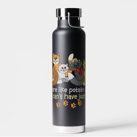 Katten zijn als aardappelchips waterfles (Links)