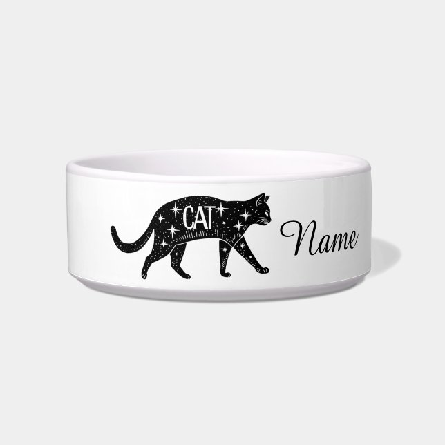 Katten zijn de beste. Keramische voerbakje (Voorkant)