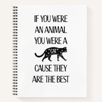 Katten zijn de beste. Spiralen notitieboek