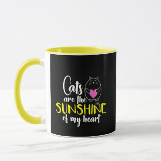 Katten zijn de Sunshine of My Heart Mok