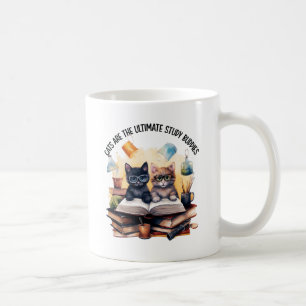 Katten zijn de ultieme studiegenoten koffiemok