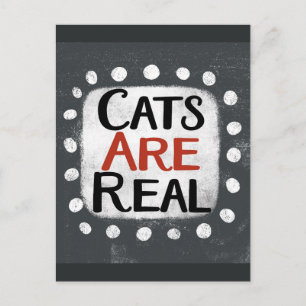Katten zijn echt Briefkaart