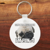 KATten ZIJN ELLendig IKM BEN LEUK :-) MEME Sleutelhanger (Voorkant)