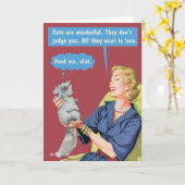 Katten zijn geweldig kaart (Gele Bloem)