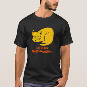 Katten zijn gewoon super katten grap schattig kat t-shirt