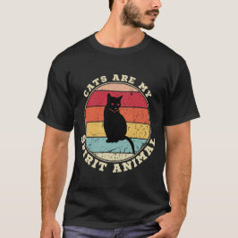 Katten zijn mijn Spirit Animal T-shirt