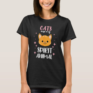 Katten zijn mijn spirituele dier t-shirt
