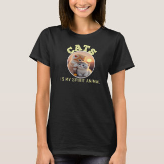 katten zijn mijn spirituele dier t-shirt