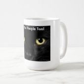 Katten zijn ook mensen koffiemok (Voorkant rechts)