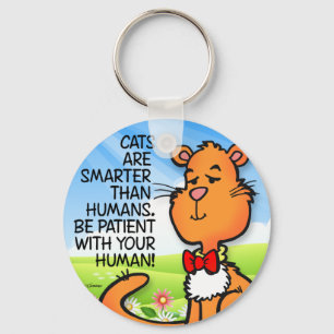 Katten zijn slimmer sleutelhanger