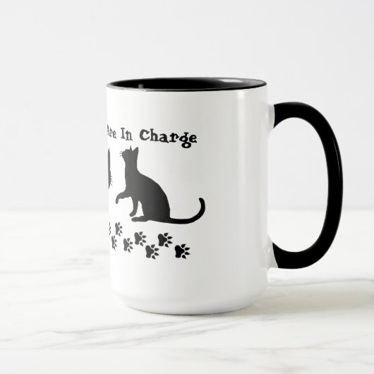 Katten zijn verantwoordelijk voor koffiehandschoen mok (Rechts)