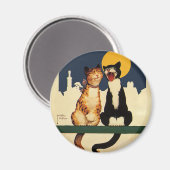  katten zingend, grappig en Gekke Magneet (Voorkant / Achterkant)