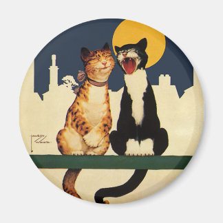  katten zingend, grappig en Gekke Magneet